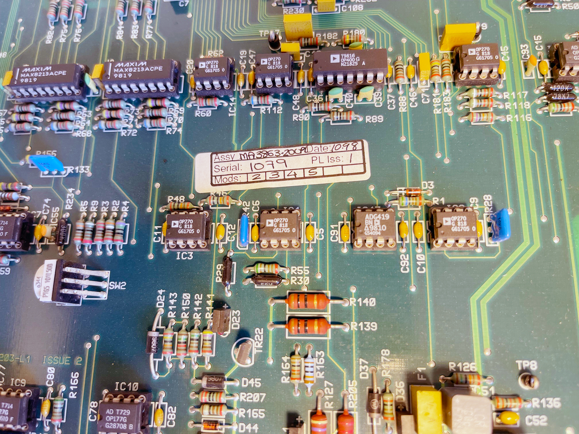 Waters Micromass Low Mass Generator Control PCB #N920203A - view 5